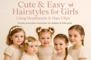 Cute & Easy Hairstyles for Girls Using Headbands & Hair Clips