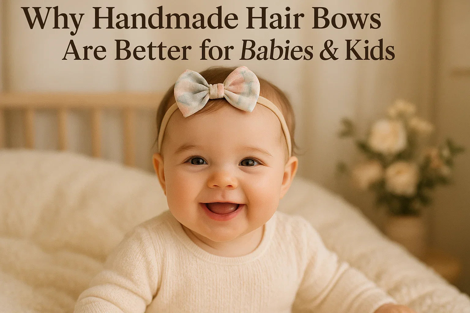 Why Handmade Hair Bows Are Better for Babies & Kids
