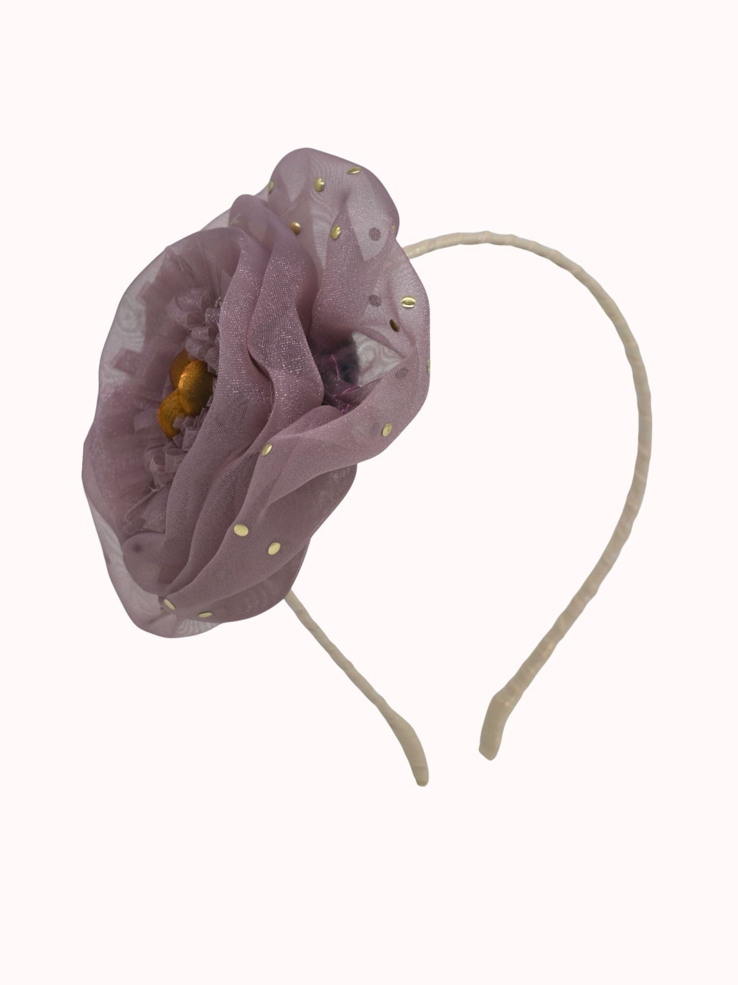 Organza Peony Hairband
