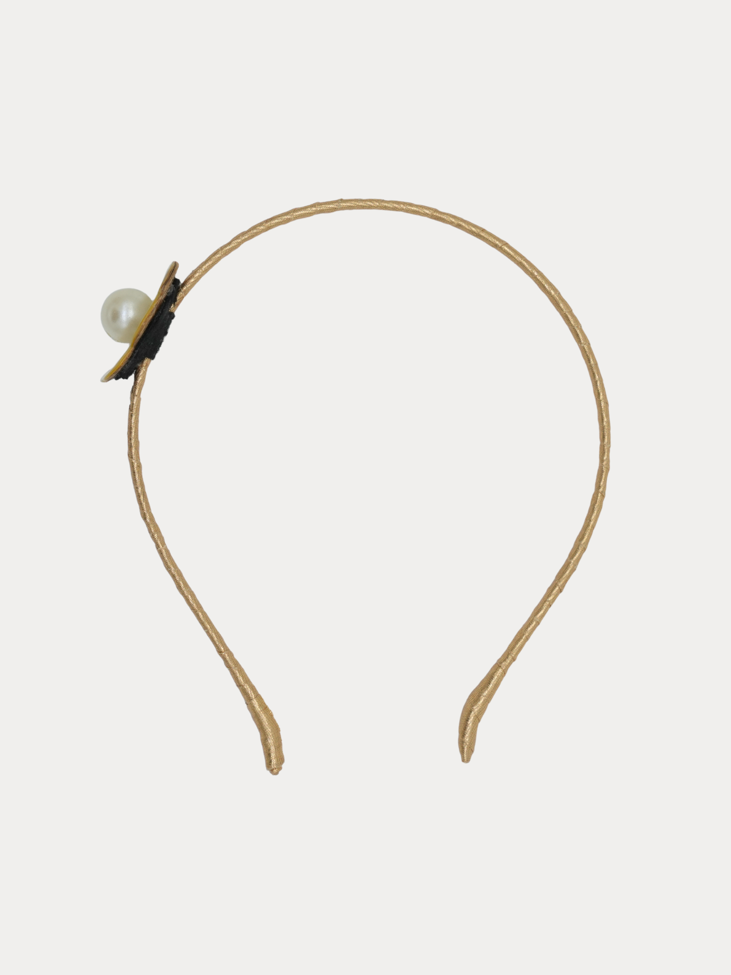 Mother of Pearl Flower Skinny Headband