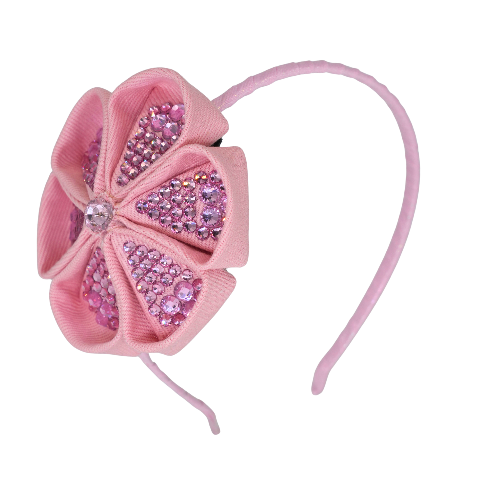 Pink flower Headband