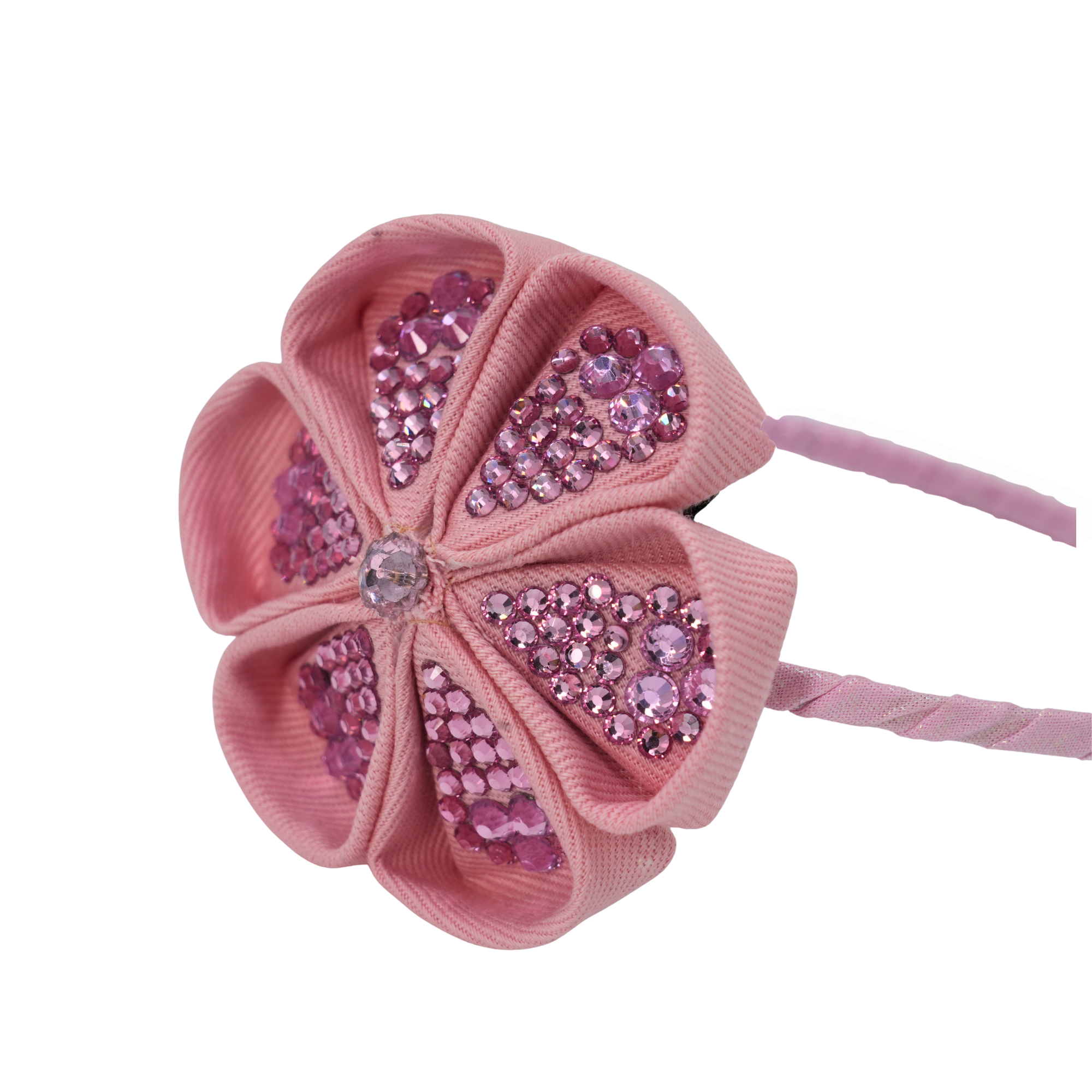 Pink flower Headband