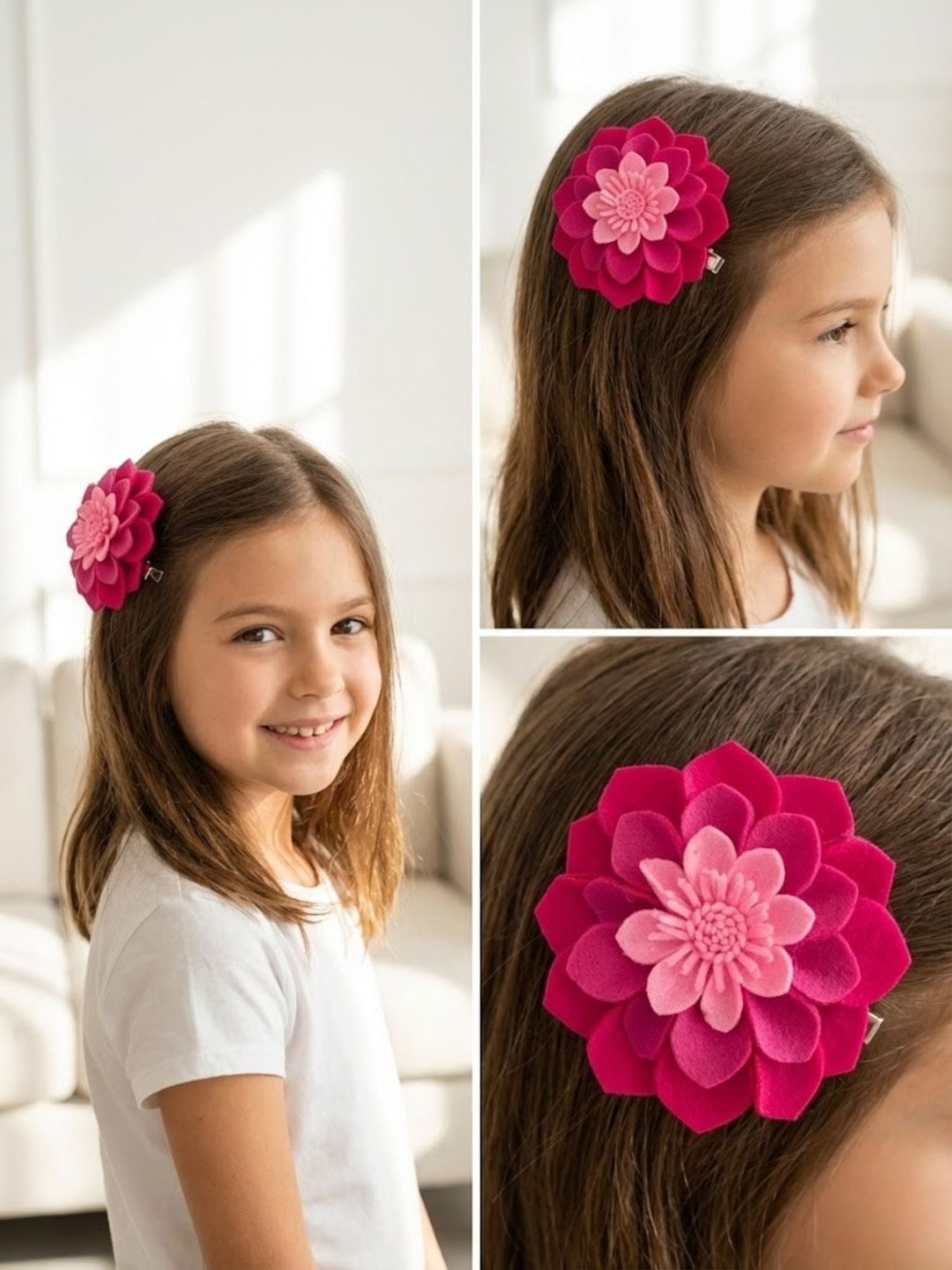Felt Dhalia Statement headband