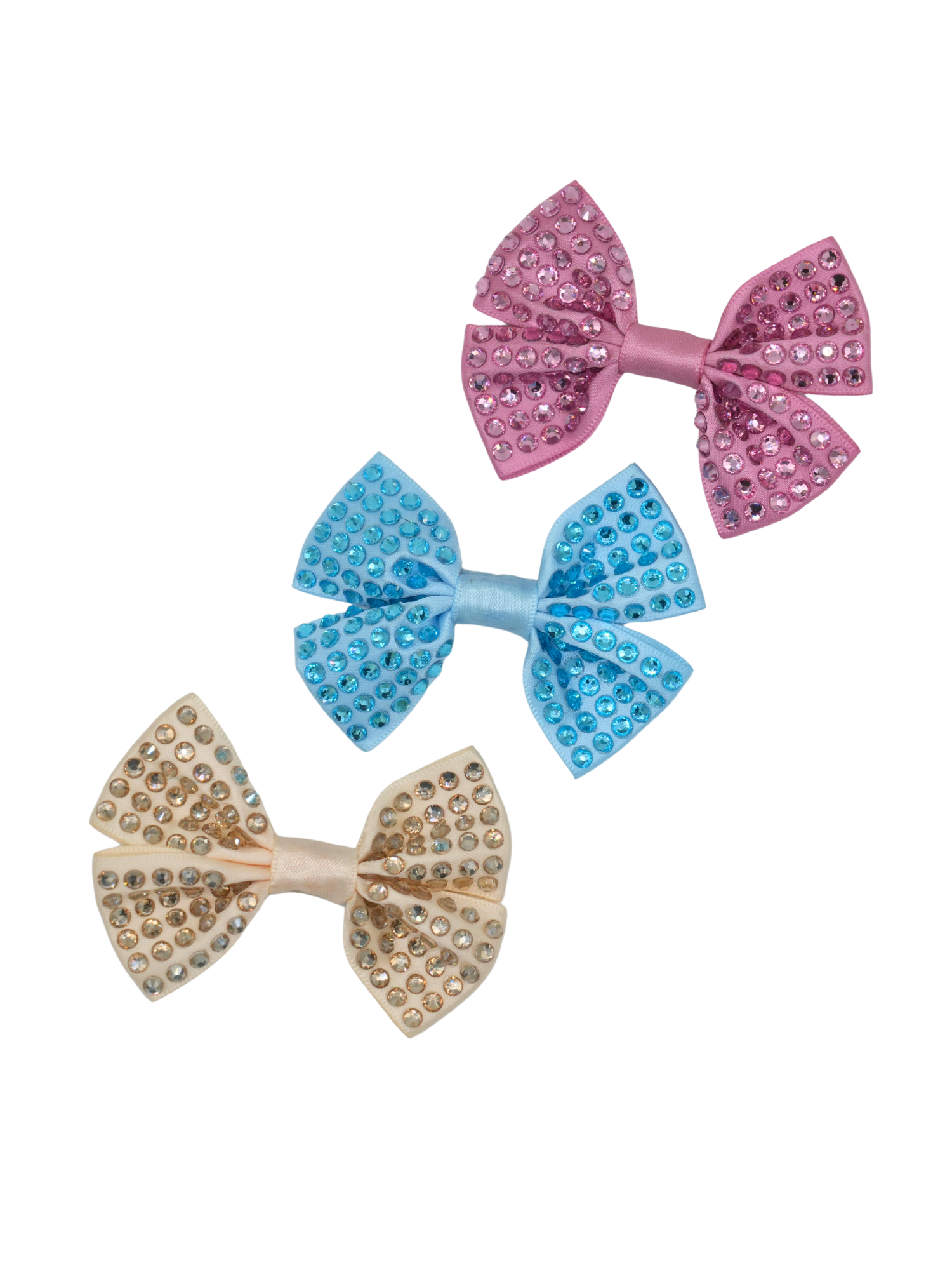 Set of three hair bows