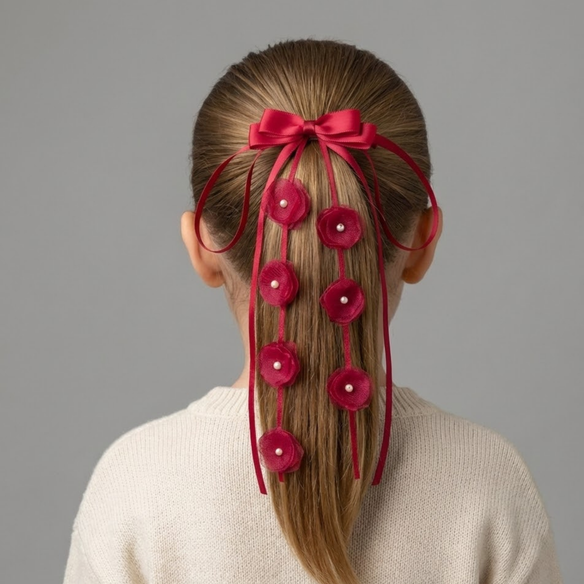 Long Bow Clip – Red