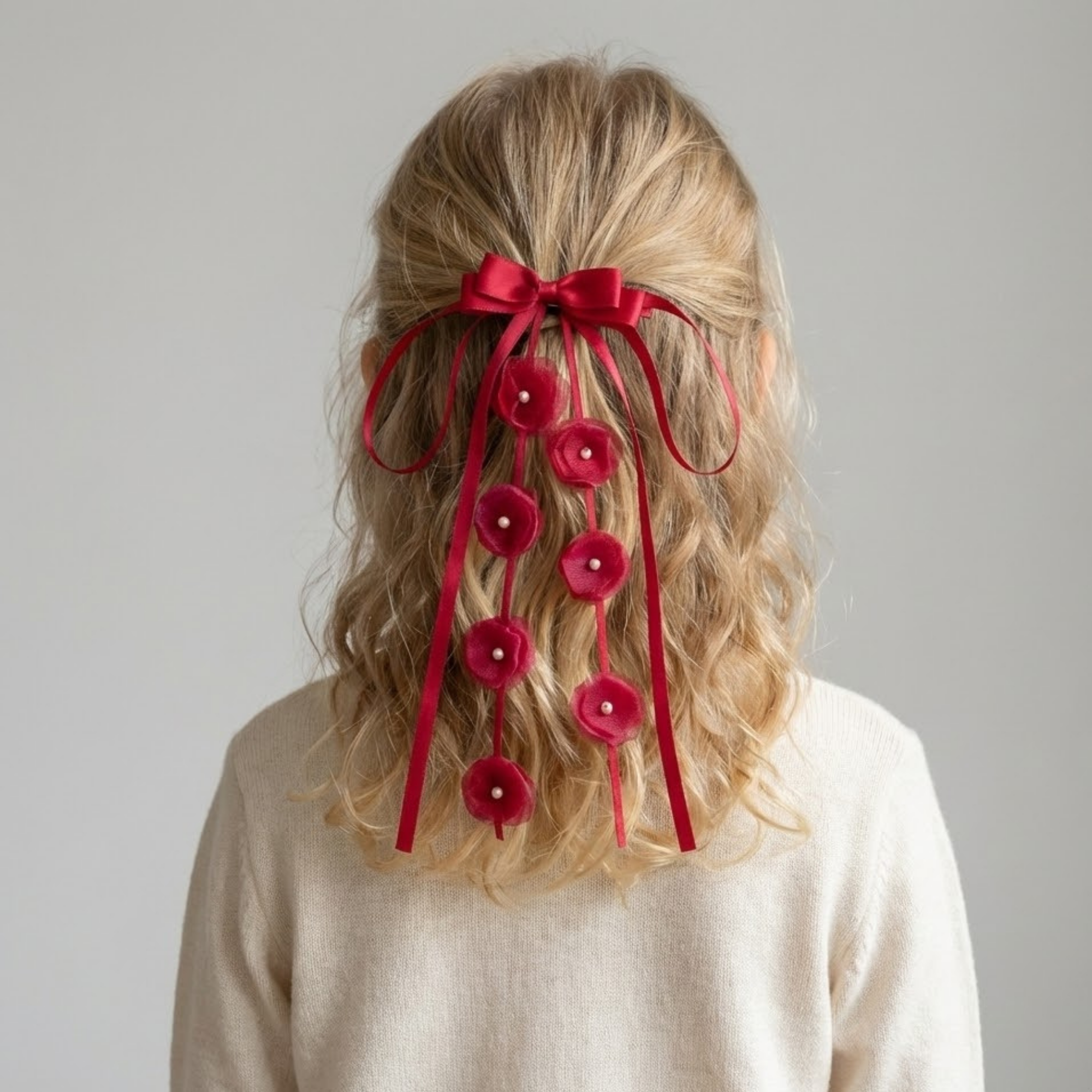 Long Bow Clip – Red