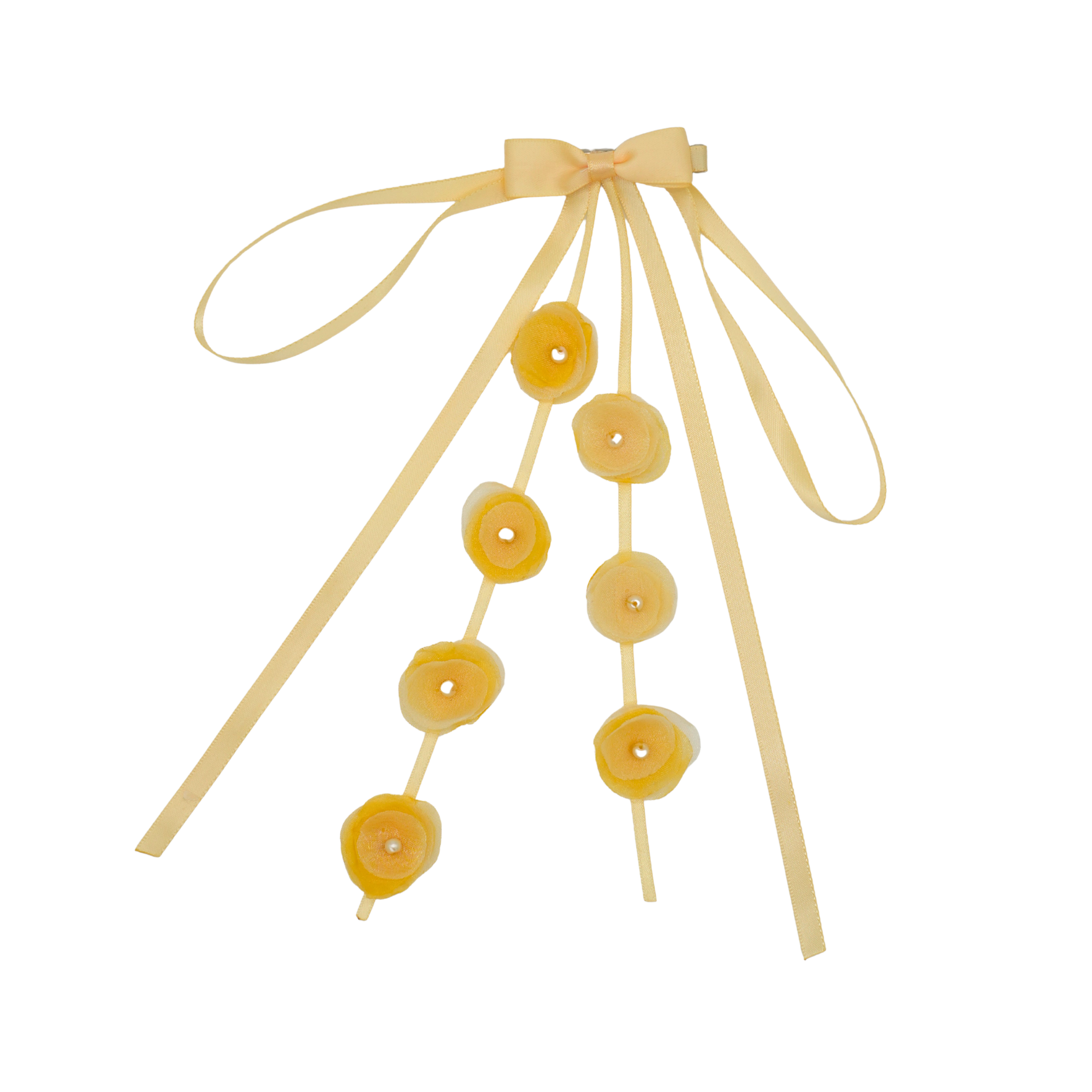 Long Bow Clip –  Yellow