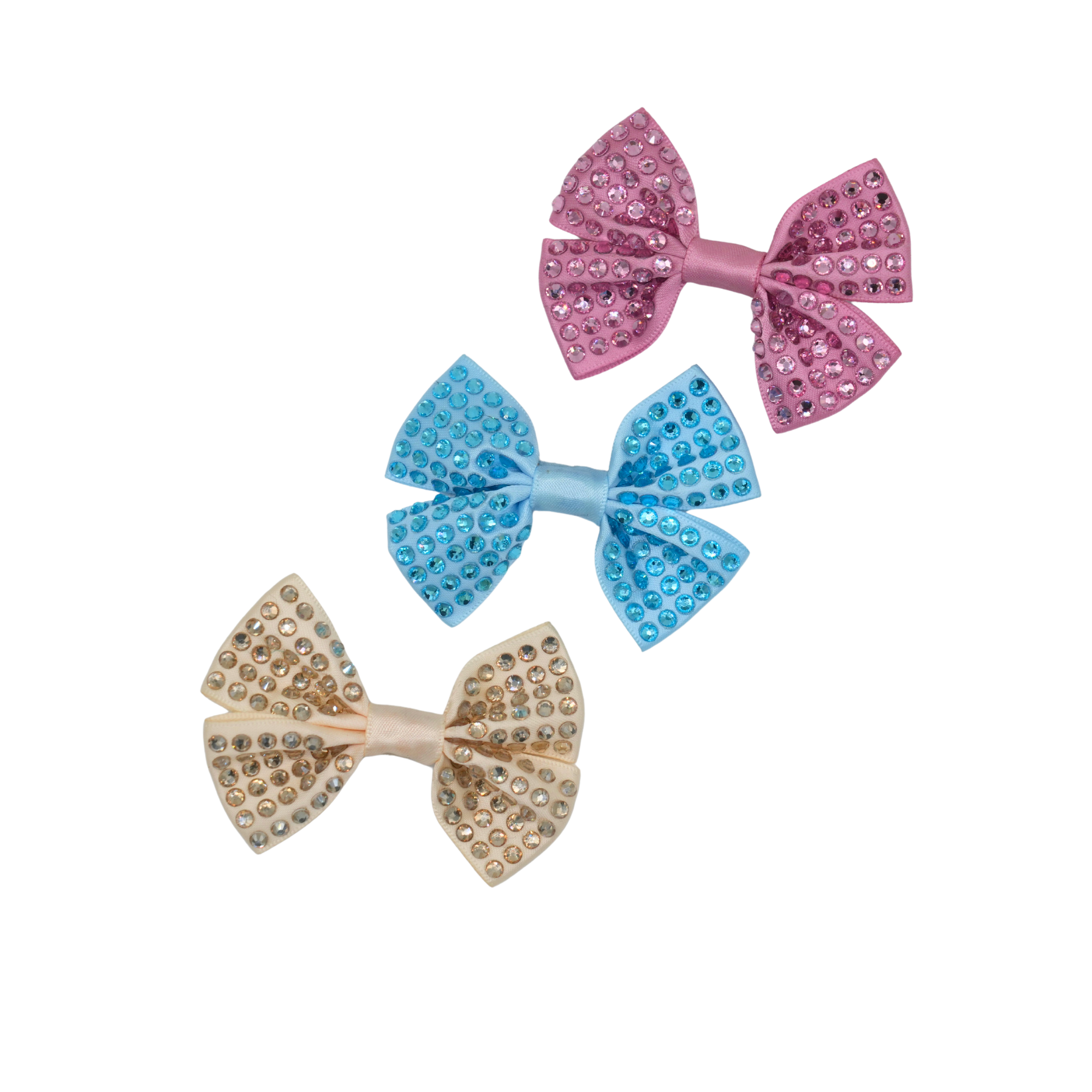 Set of three hair bows