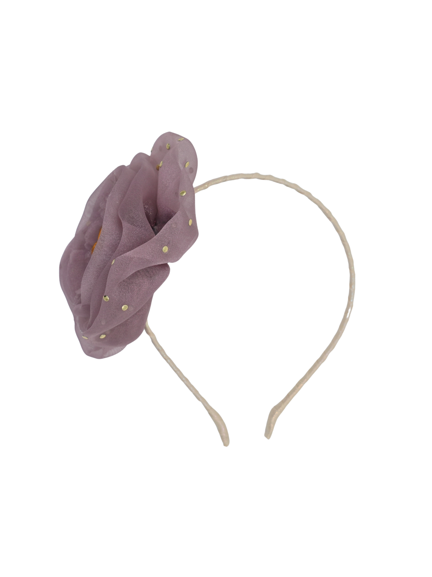 Lavender Organza Peony Headband