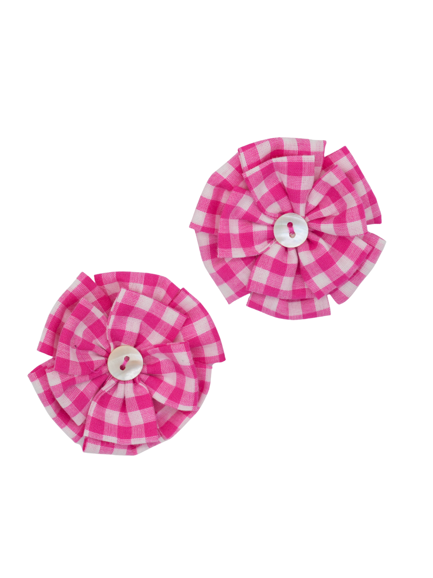Set of Two Pink Hair Clips
