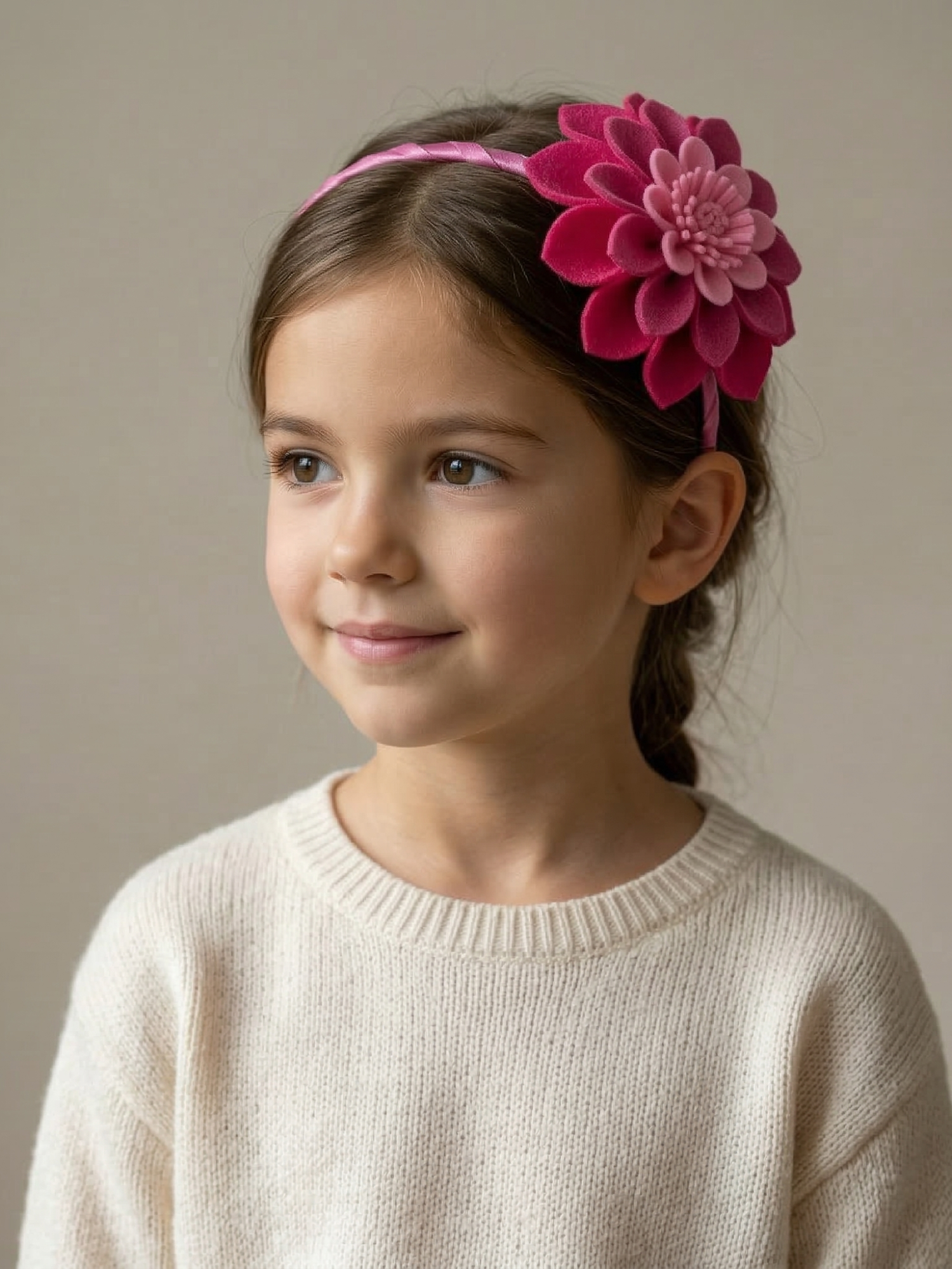 Felt Dhalia Statement headband