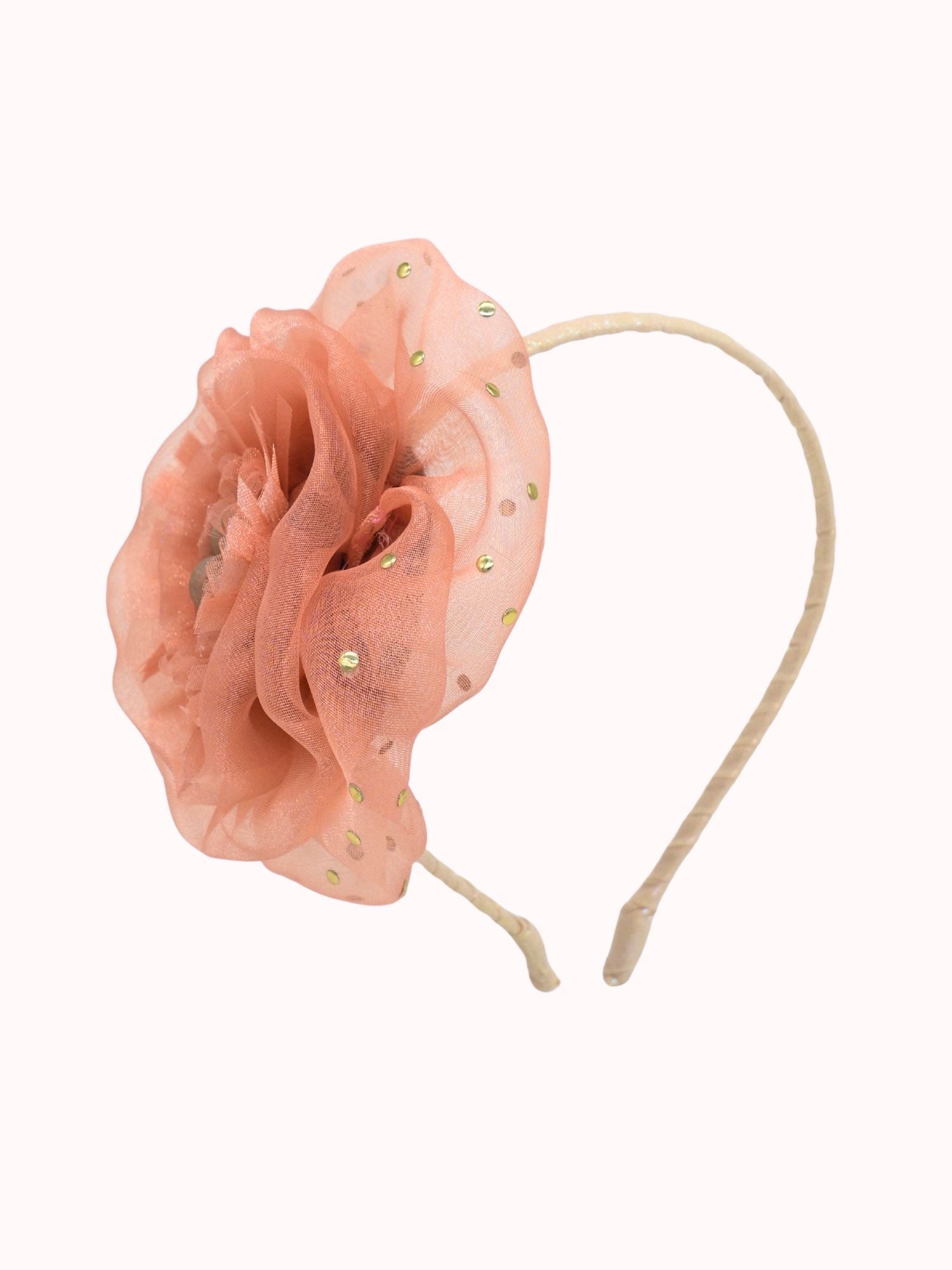Organza Peony Hairband