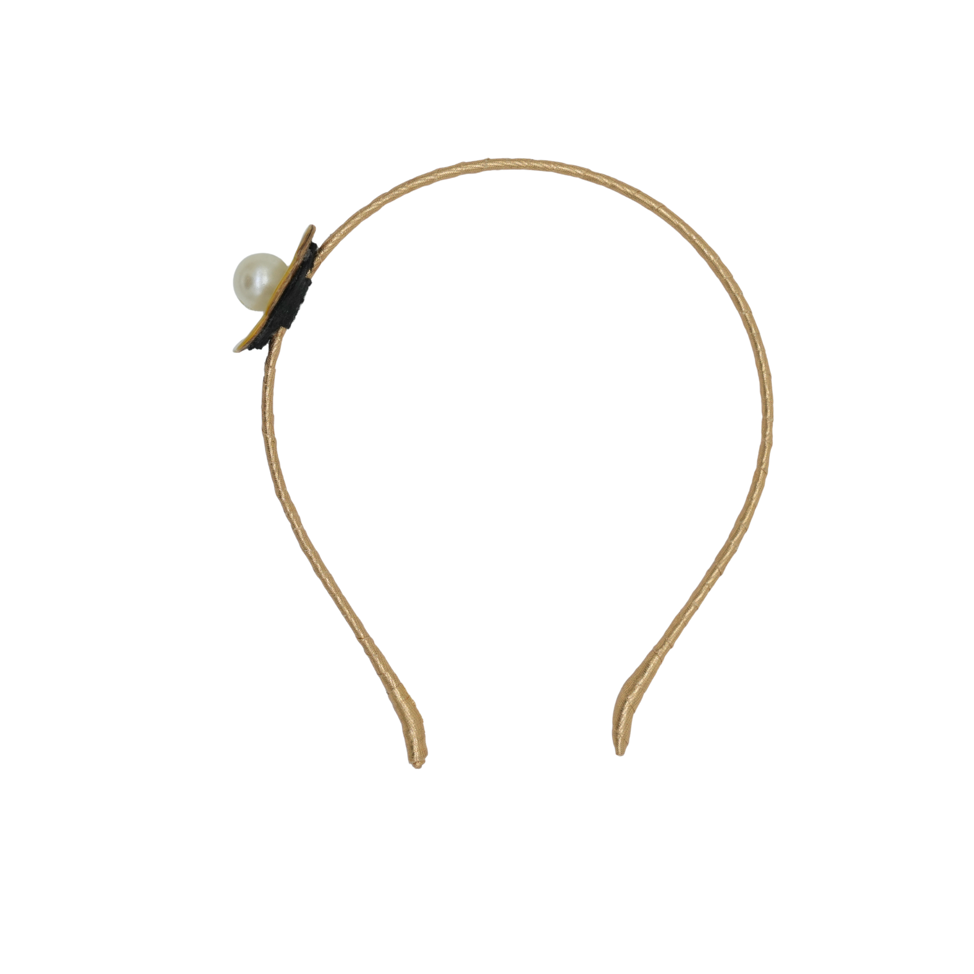 Pearl Flower Skinny Headband