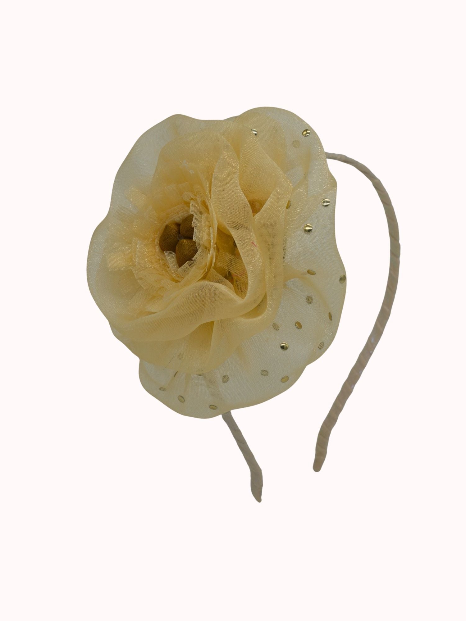 Organza Peony Hairband