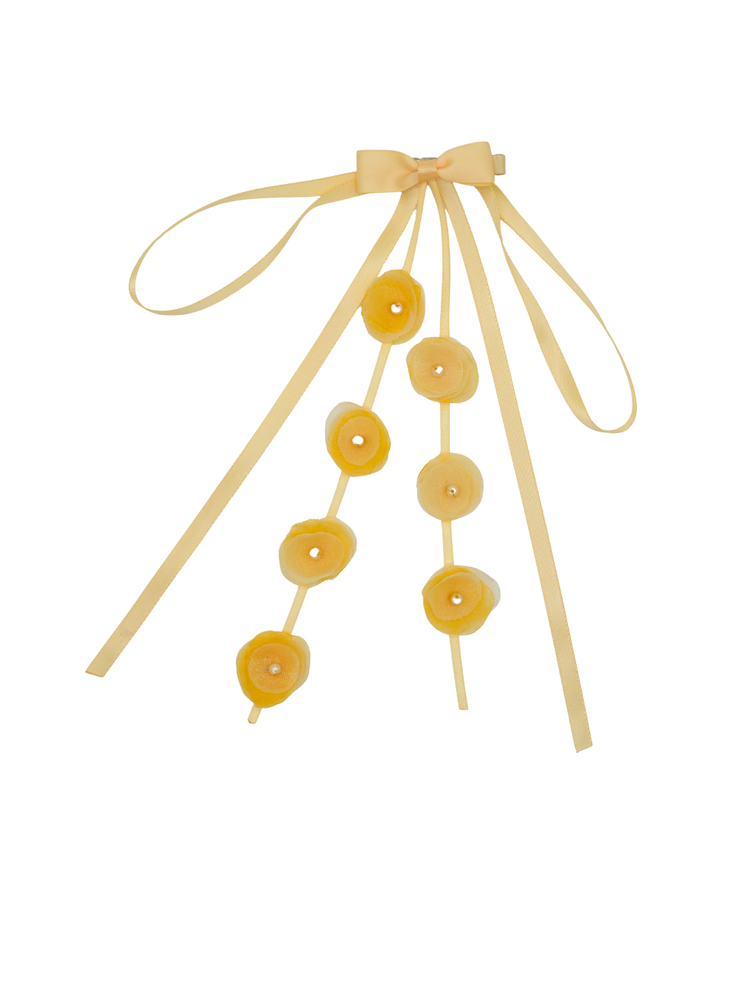 Long Bow Clip –  Yellow