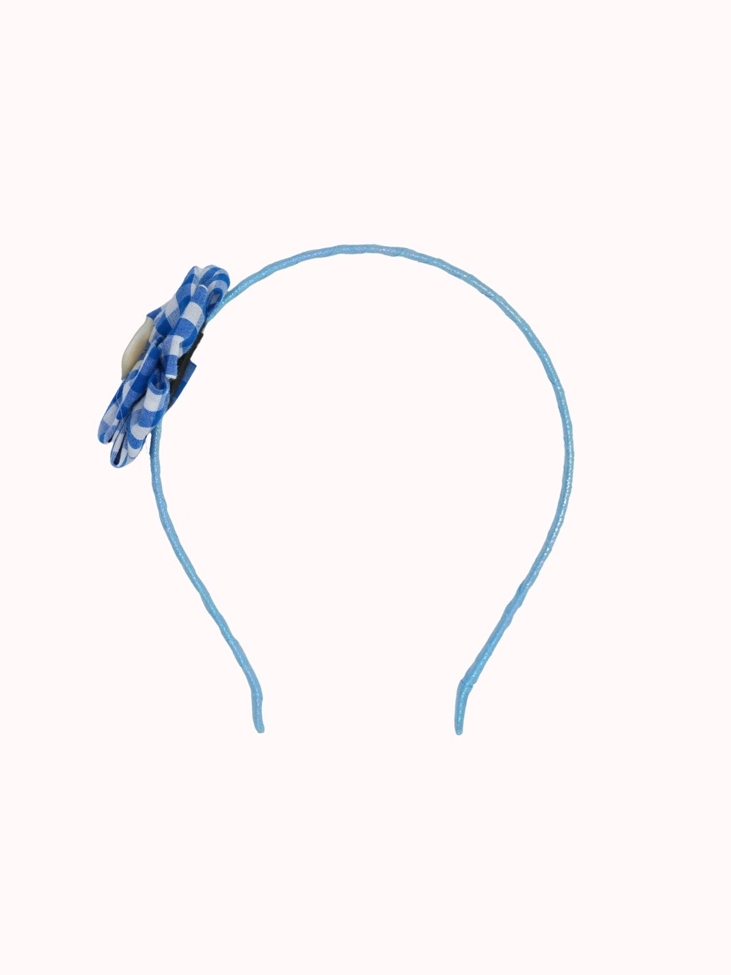 Check Flower Headband