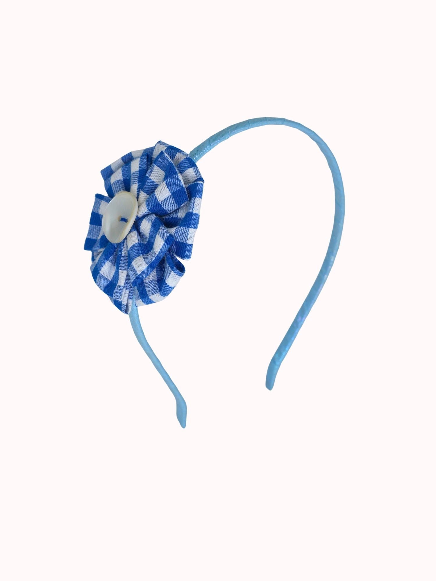 Check Flower Headband