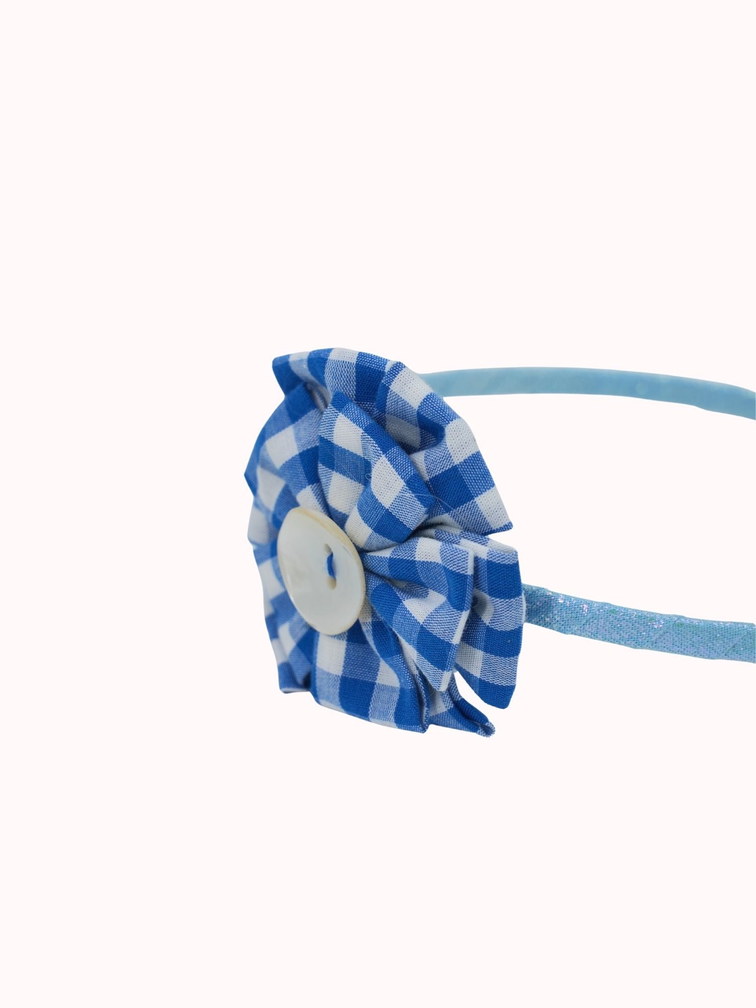 Check Flower Headband