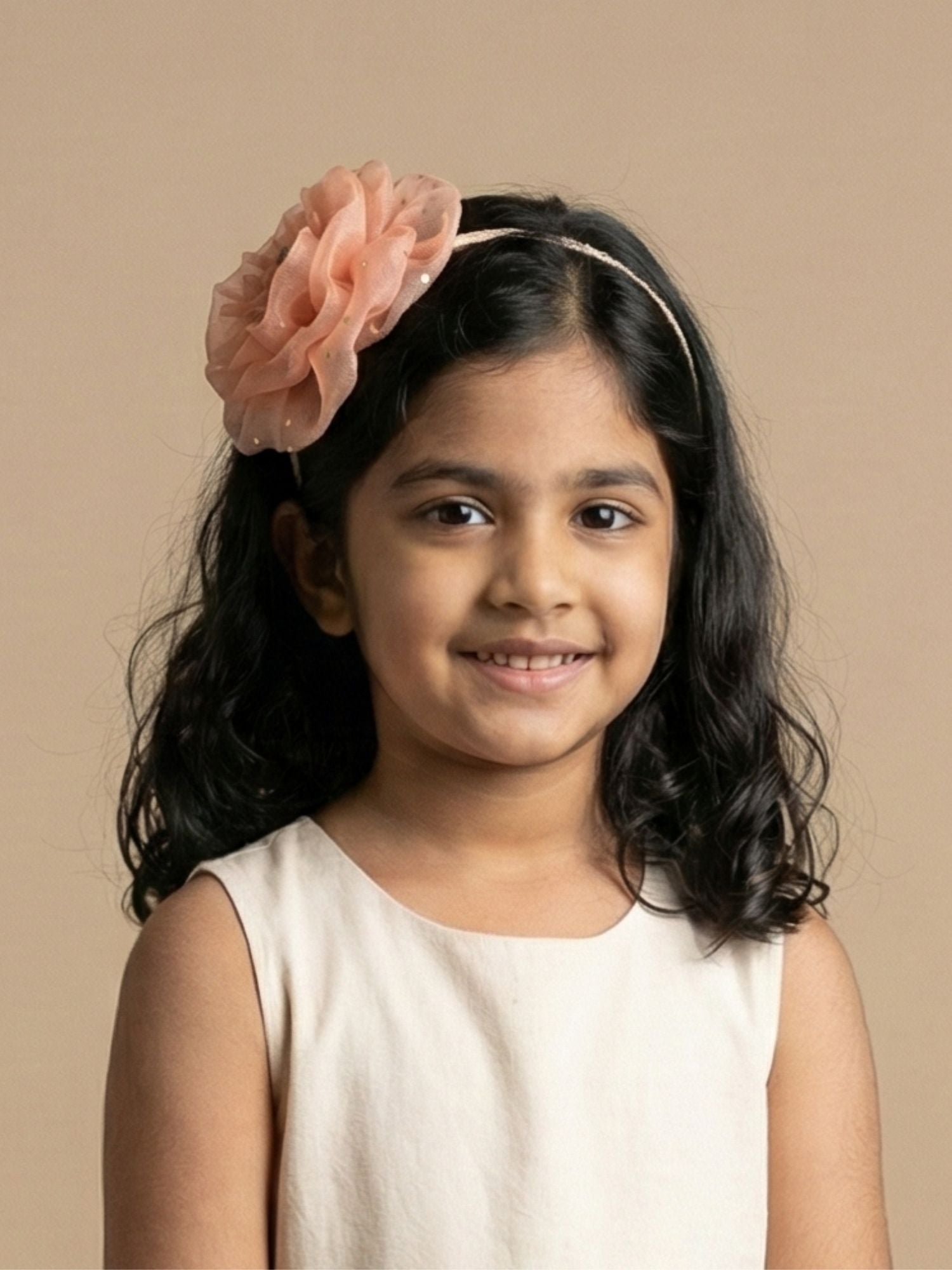 Organza Peony Hairband