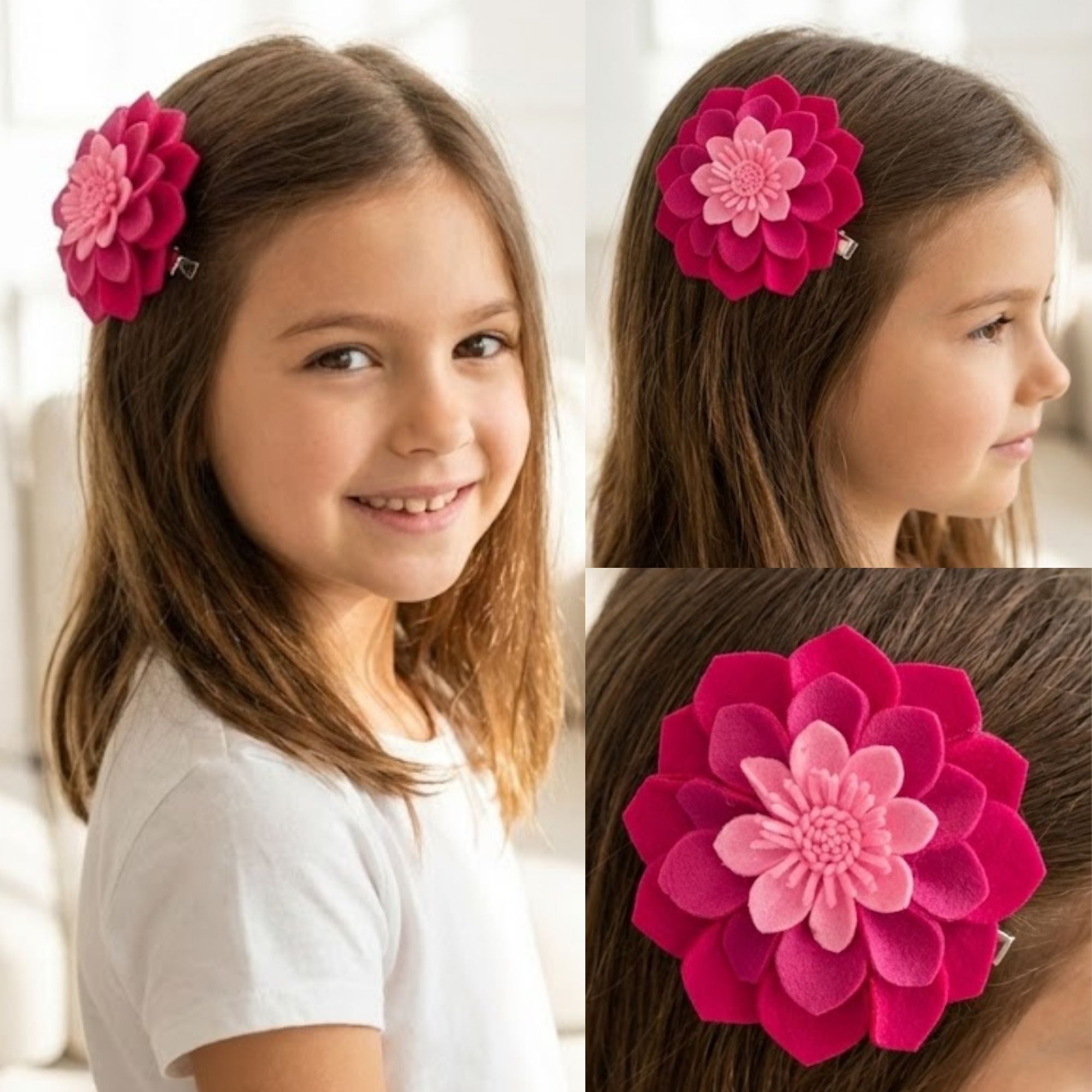 Dhalia Flower clip