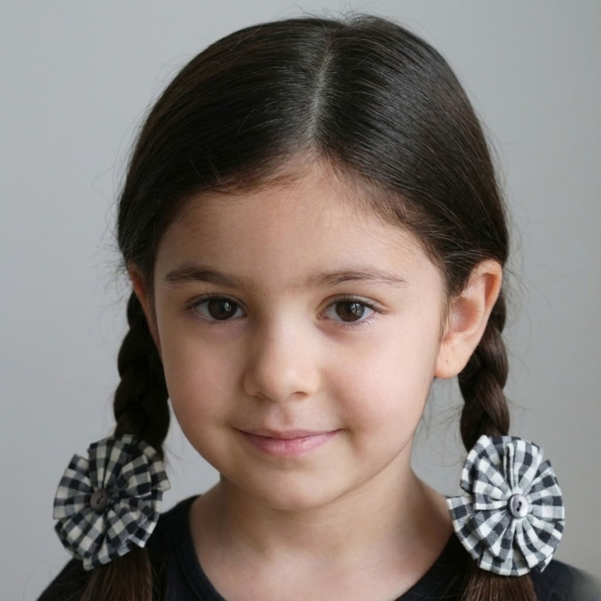 Set of Two Black Hair Clips