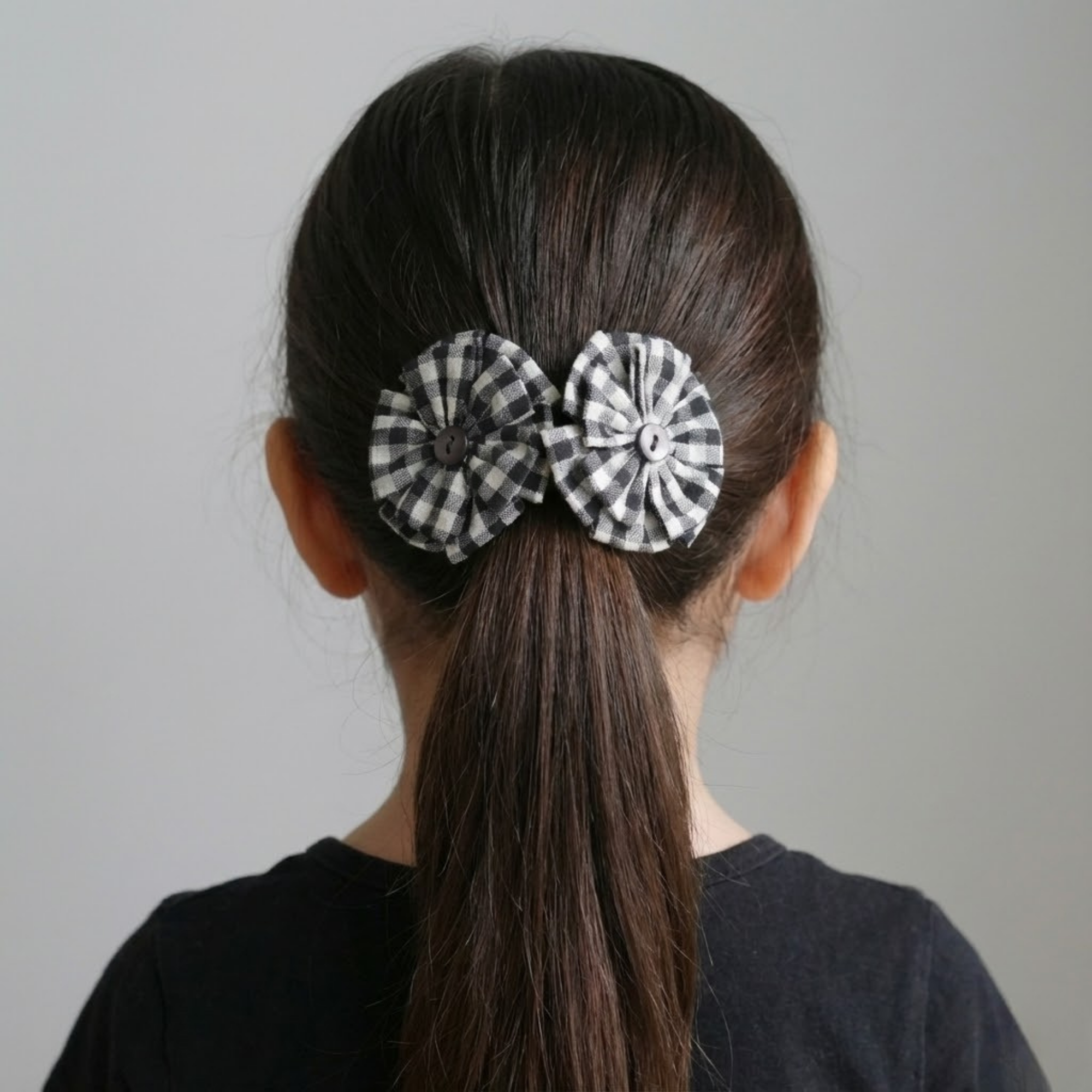 Set of Two Black Hair Clips