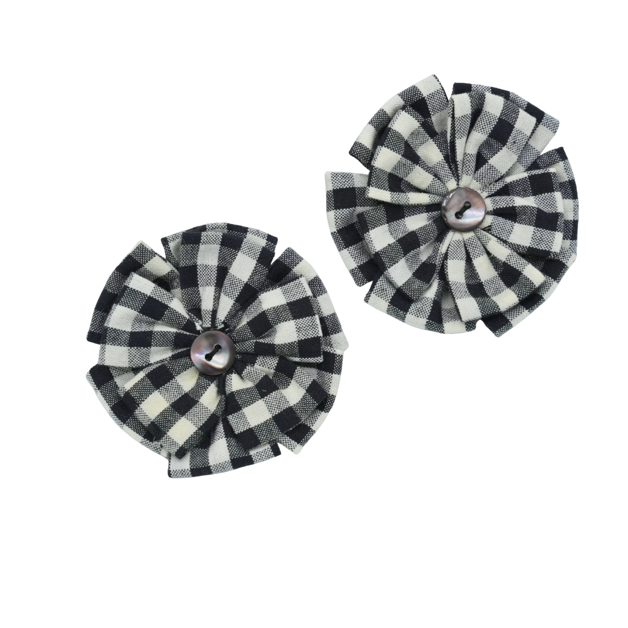 Set of Two Black Hair Clips