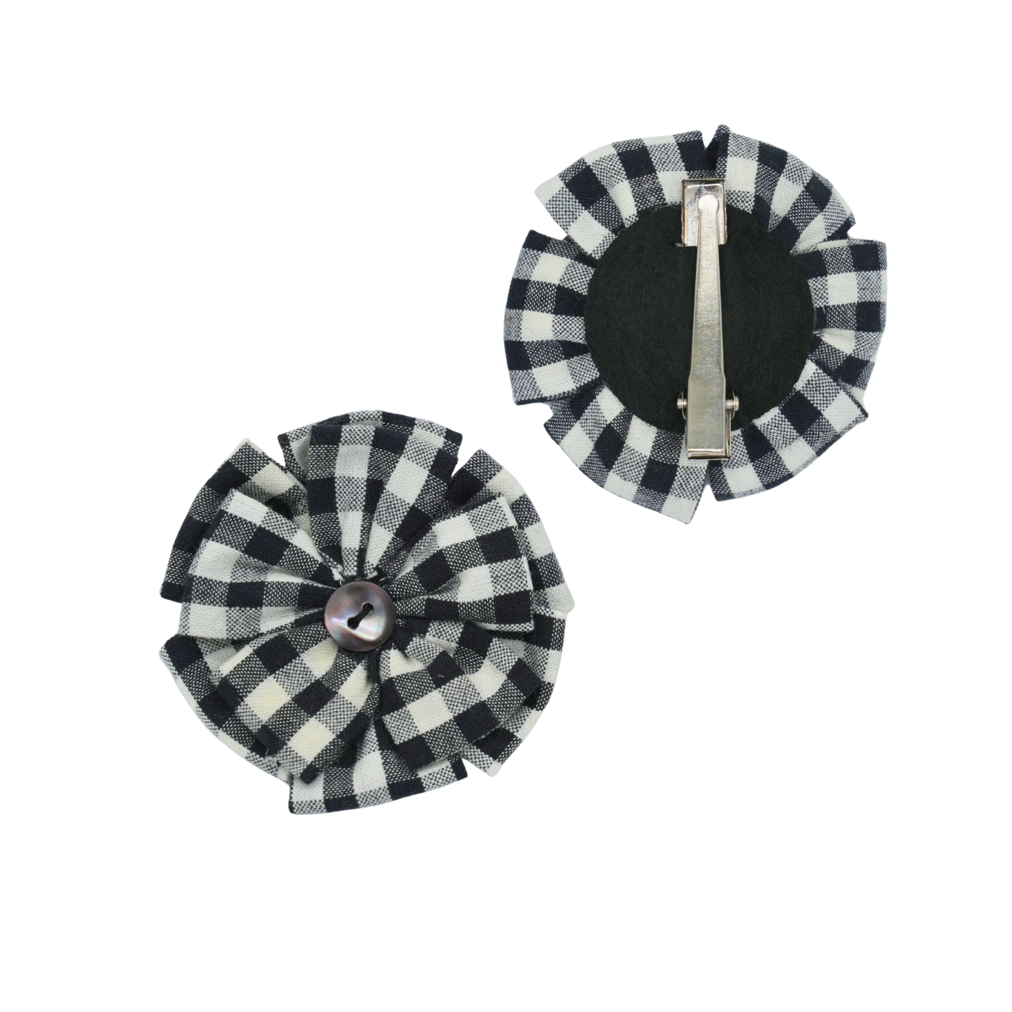 Set of Two Black Hair Clips