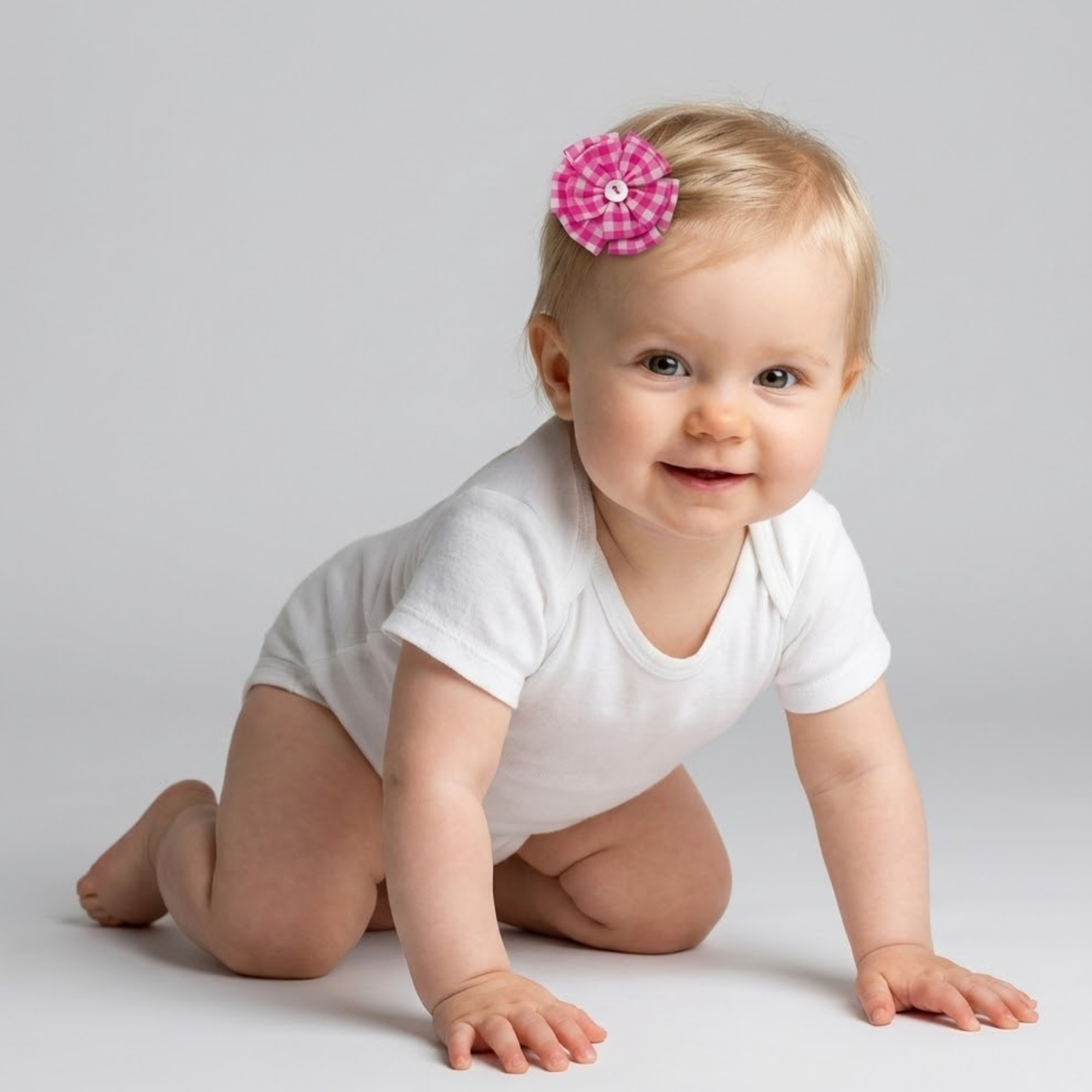 Set of Two Pink Hair Clips
