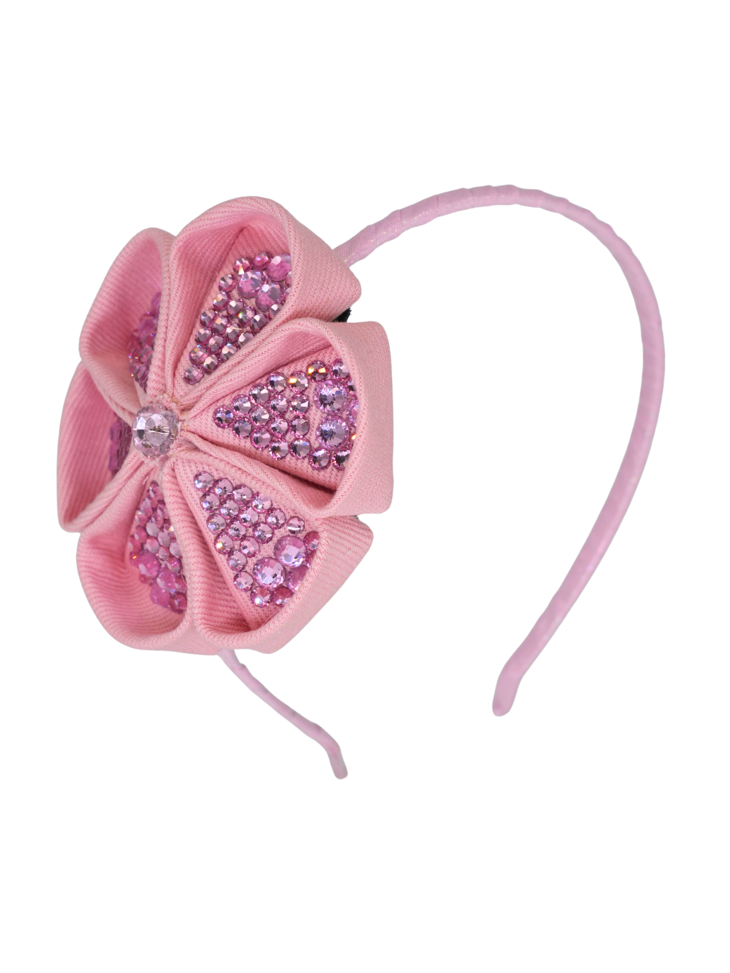 Pink flower Headband