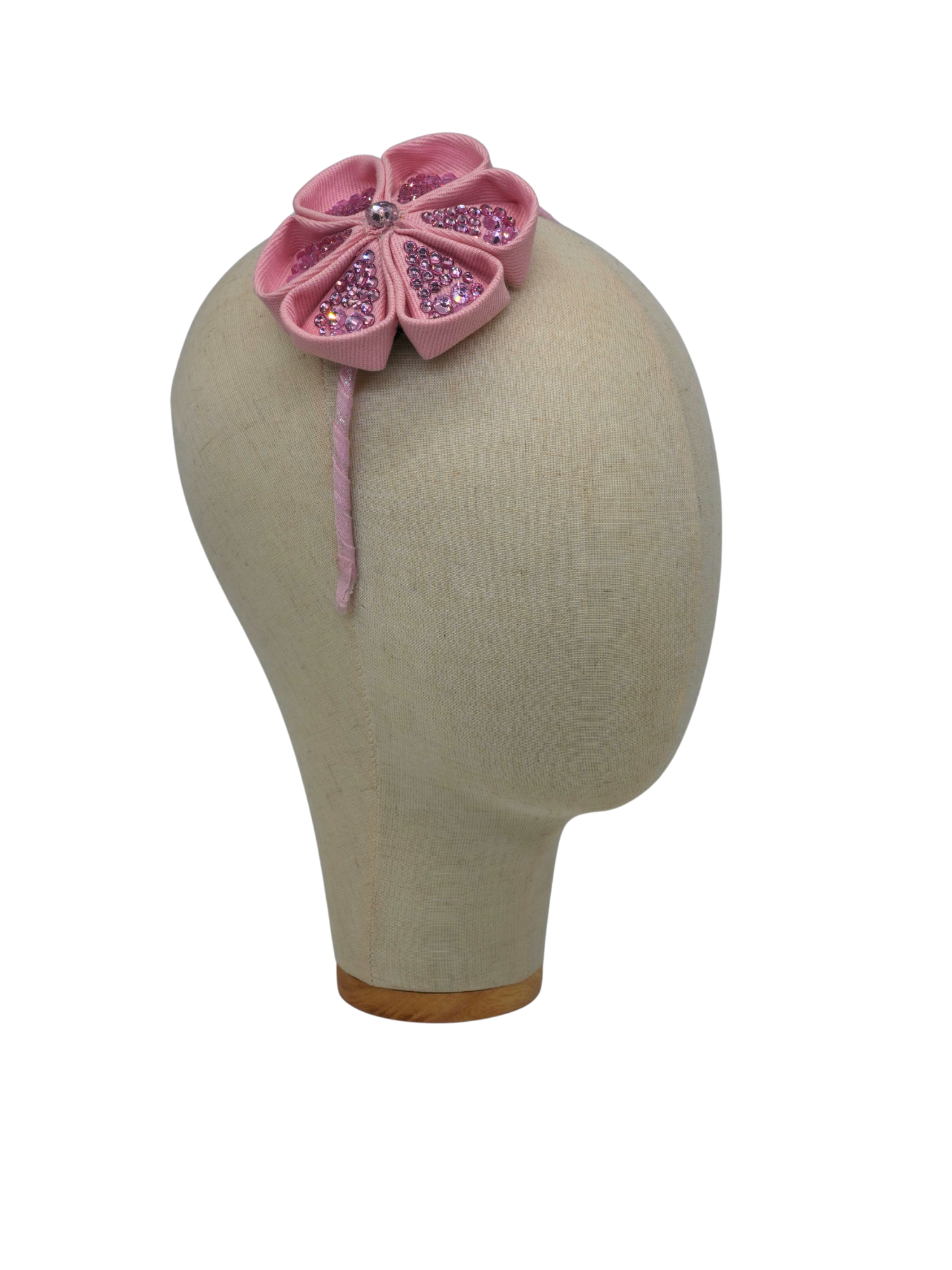 Pink flower Headband