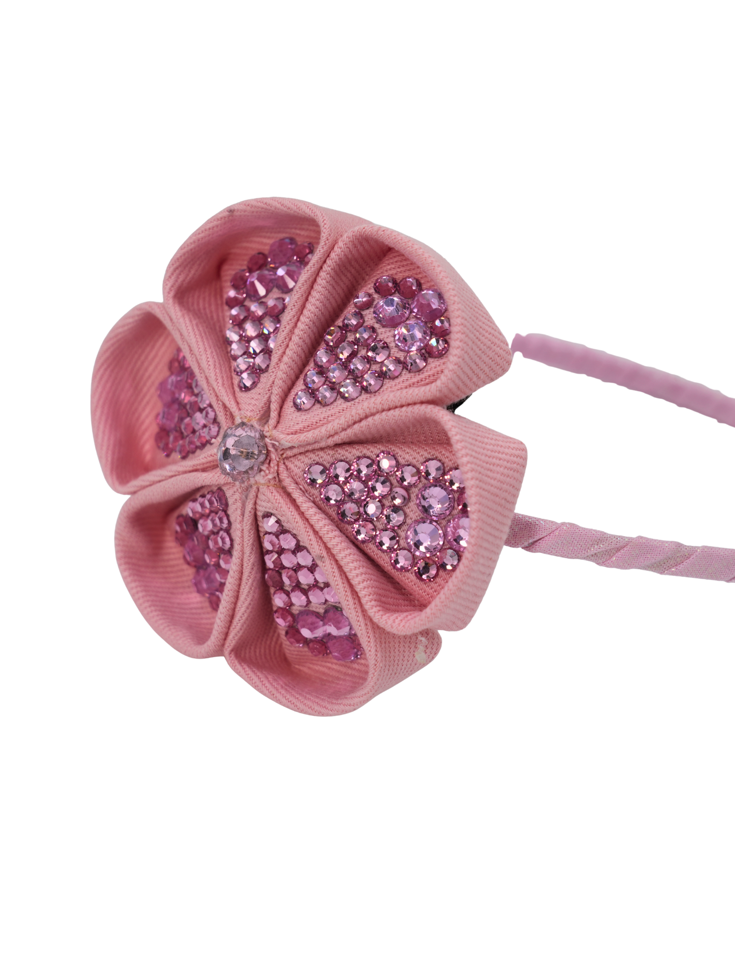 Pink flower Headband